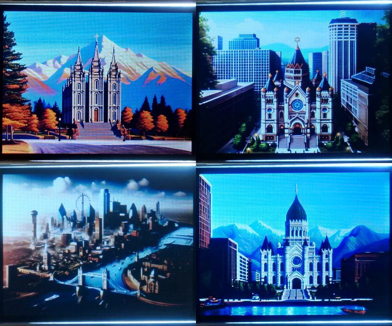 Miniature Digital Photo Frame With AI-generated Images