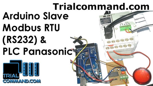 Arduino Slave Modbus RTU & PLC Panasonic RS232 Industrial : 4 Steps ...