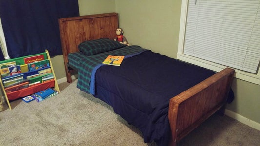 Cabin Style Bed Frame (from 2"x4"s)