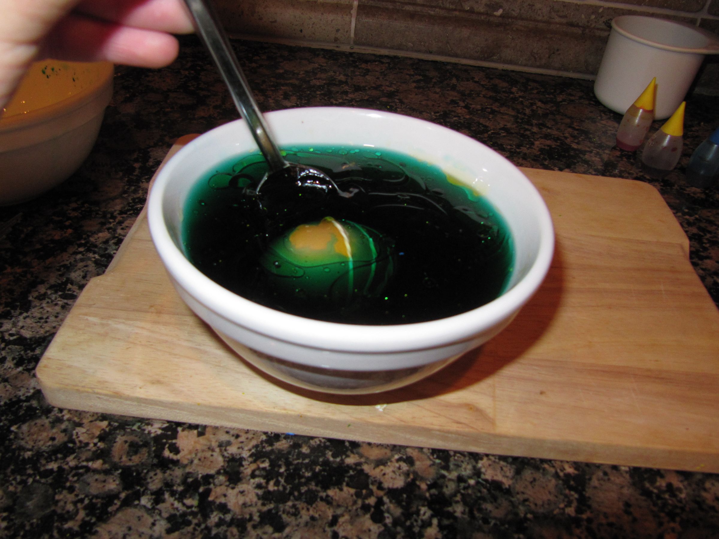 Marbleized Rubber Band Eggs 5 Steps Instructables