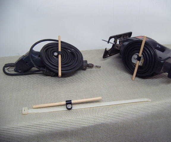 Zip Tie Cord Management Idea