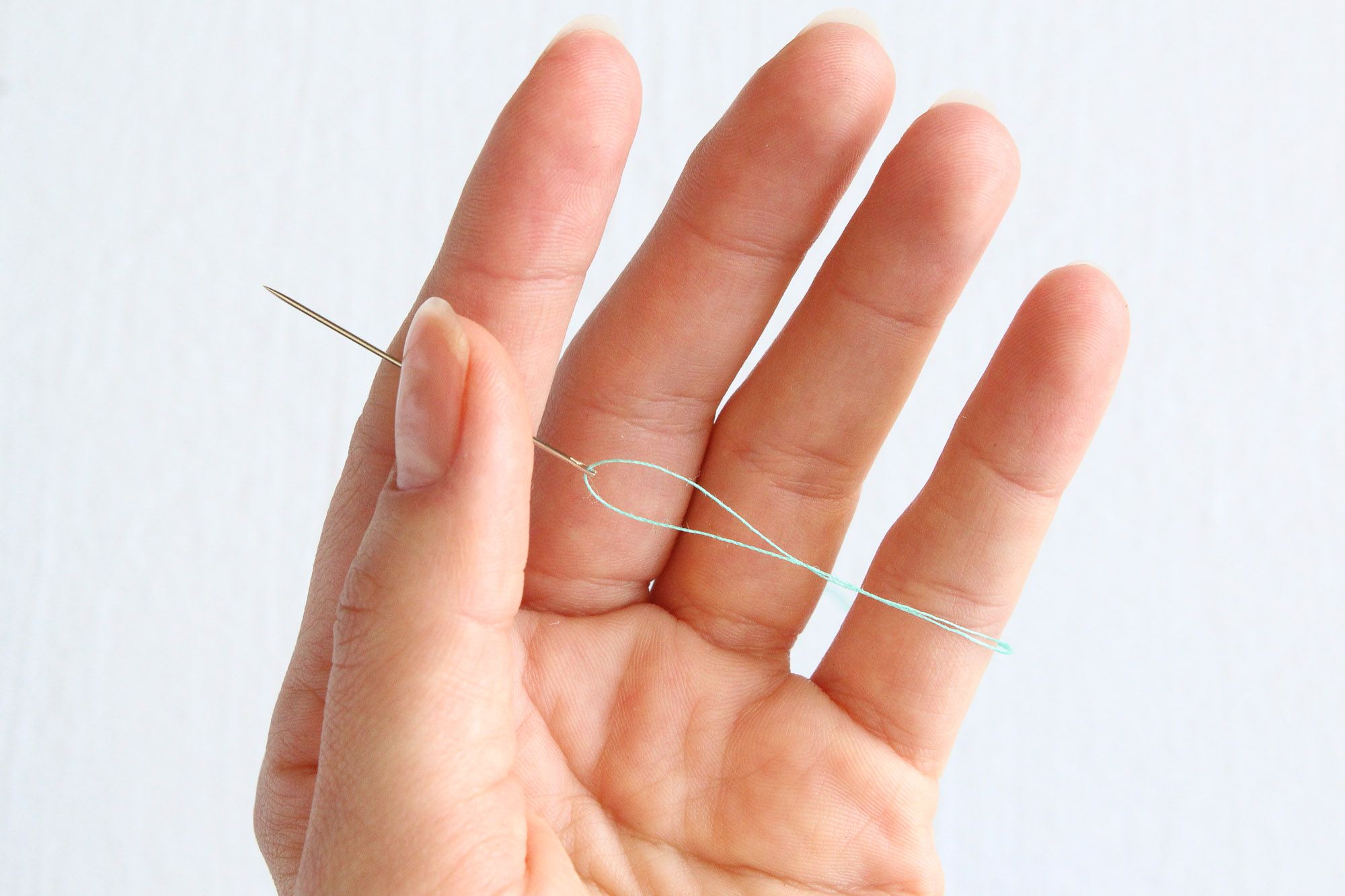 Threading Needles and Knotting Thread 4 Steps Instructables
