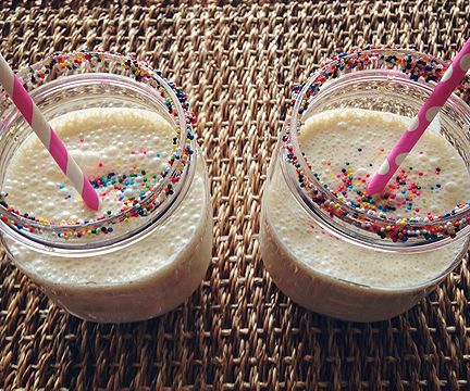 Cake Batter Milkshake Recipe