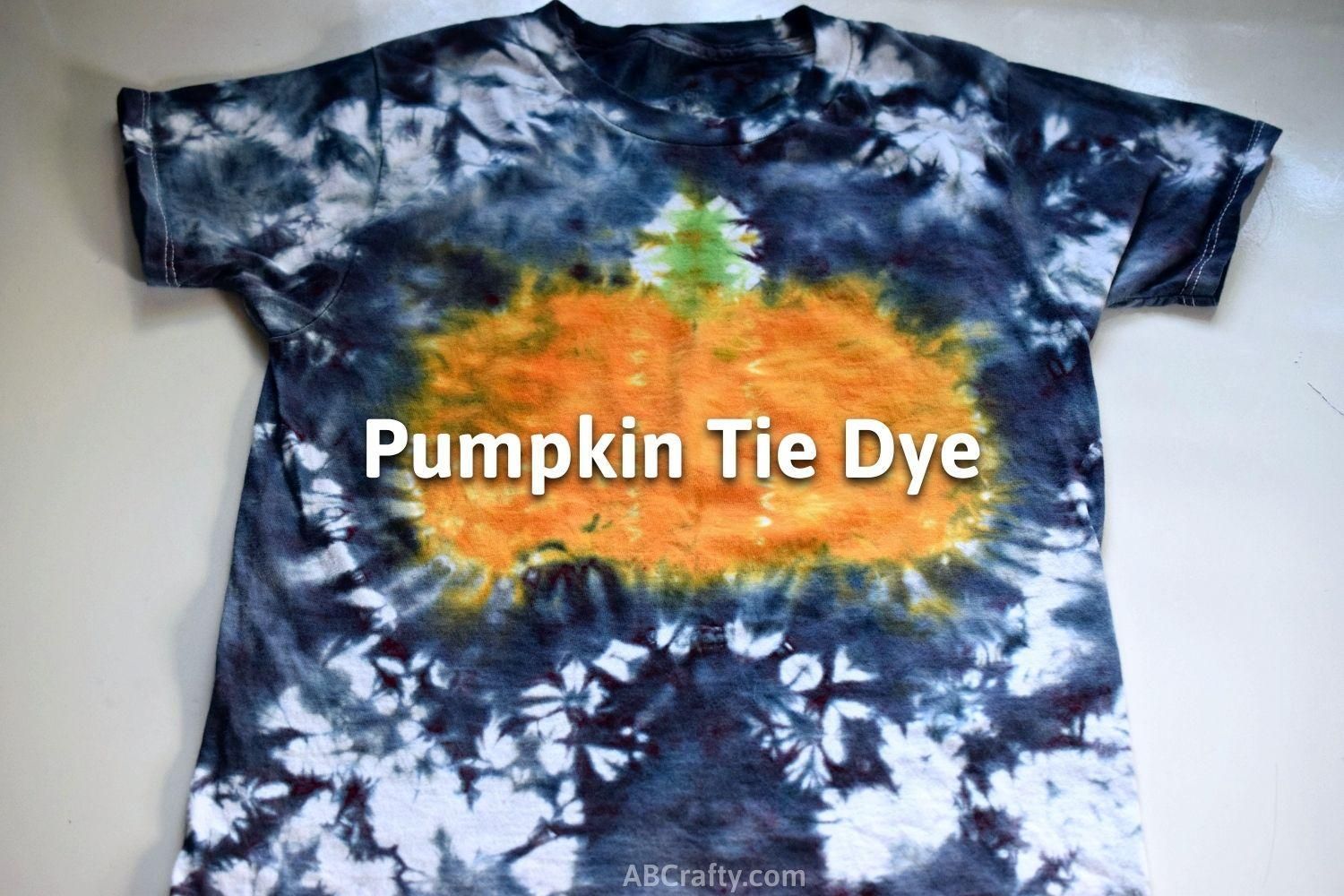 Pumpkin Tie Dye Shirt : 11 Steps (with Pictures) - Instructables