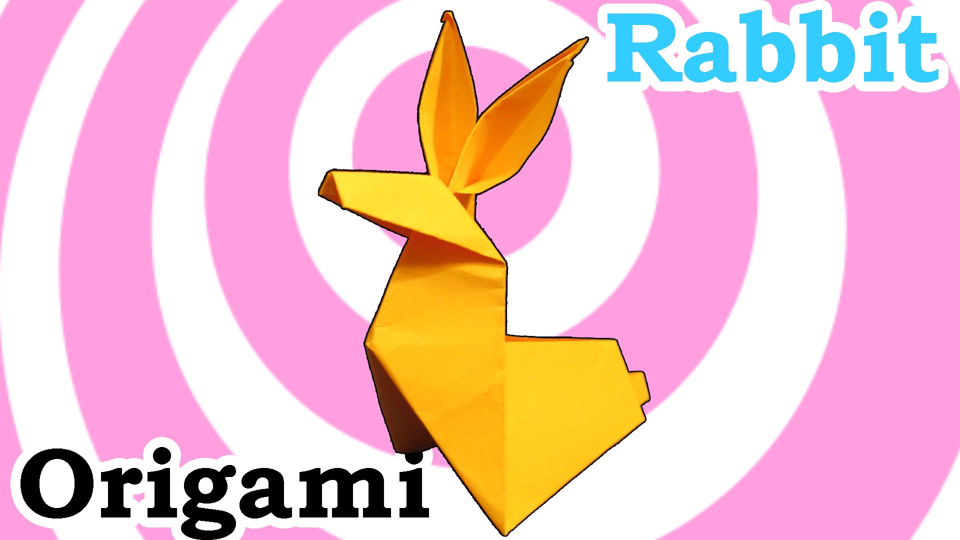 Origami Rabbit - Video Tutorial