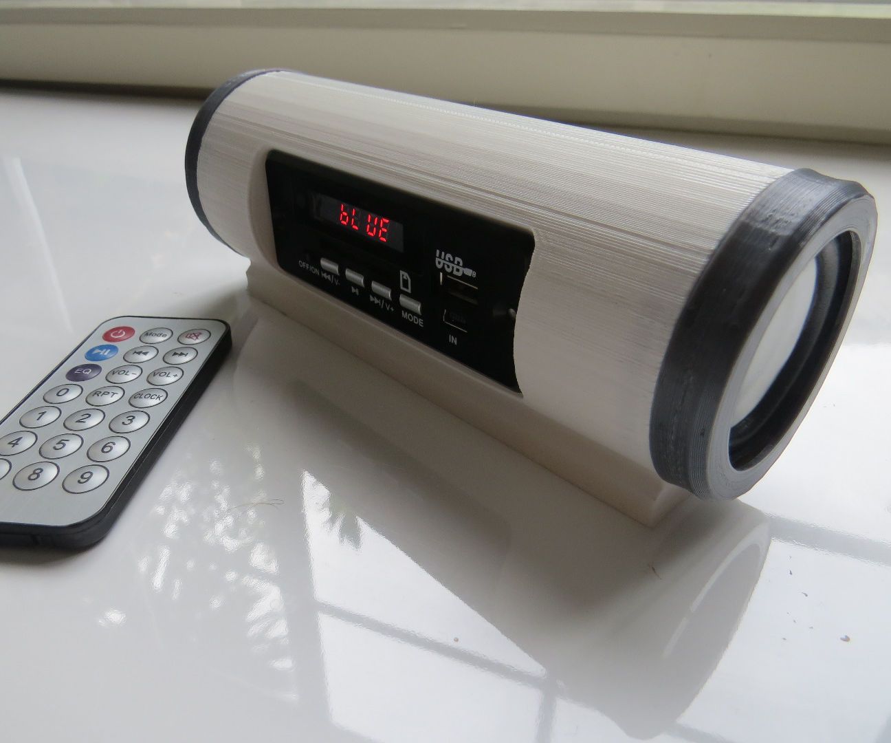 3D Printed Bluetooth Speaker Tube I