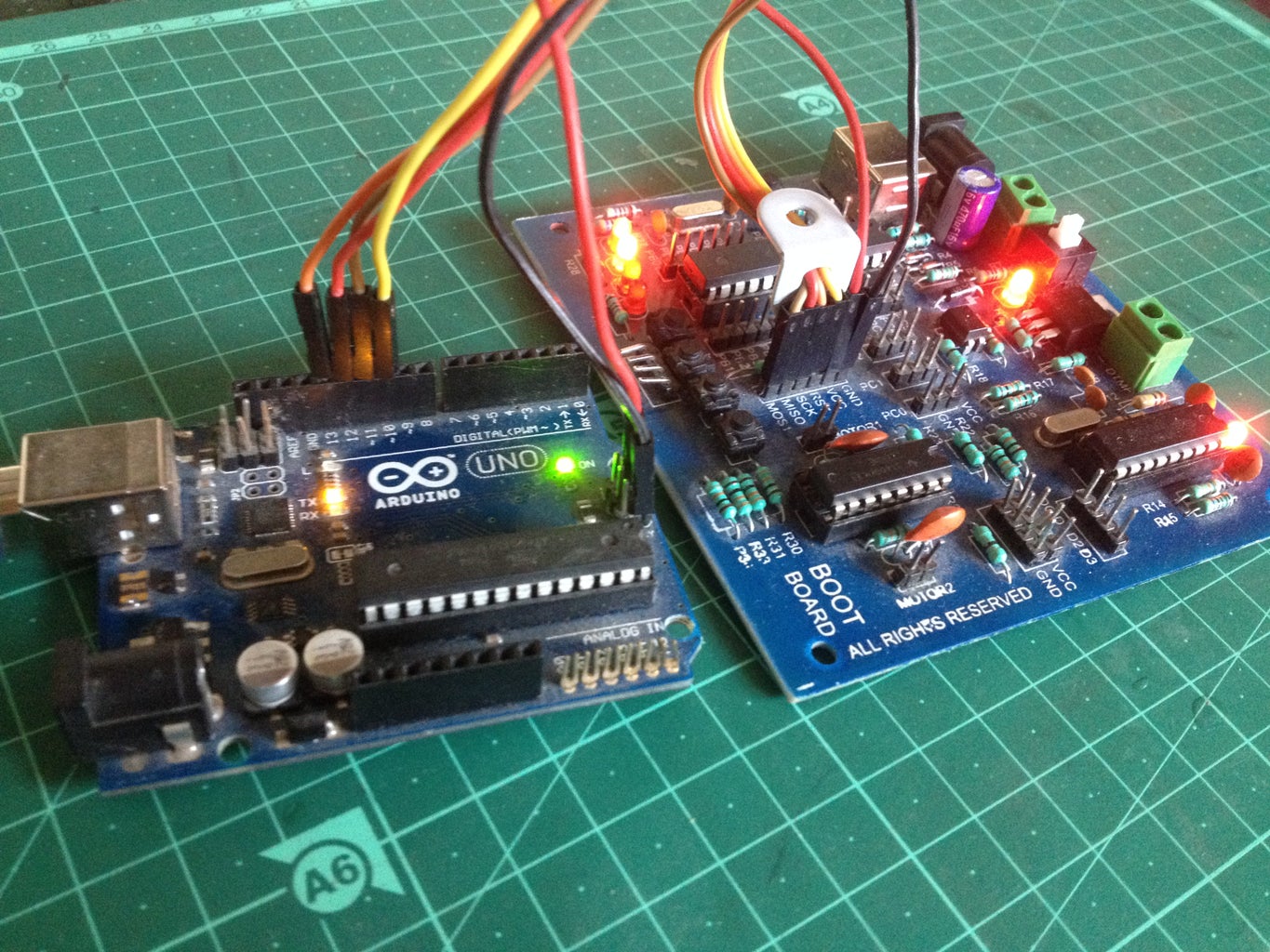 How to Program an AVR Board Using an Arduino Board : 6 Steps ...