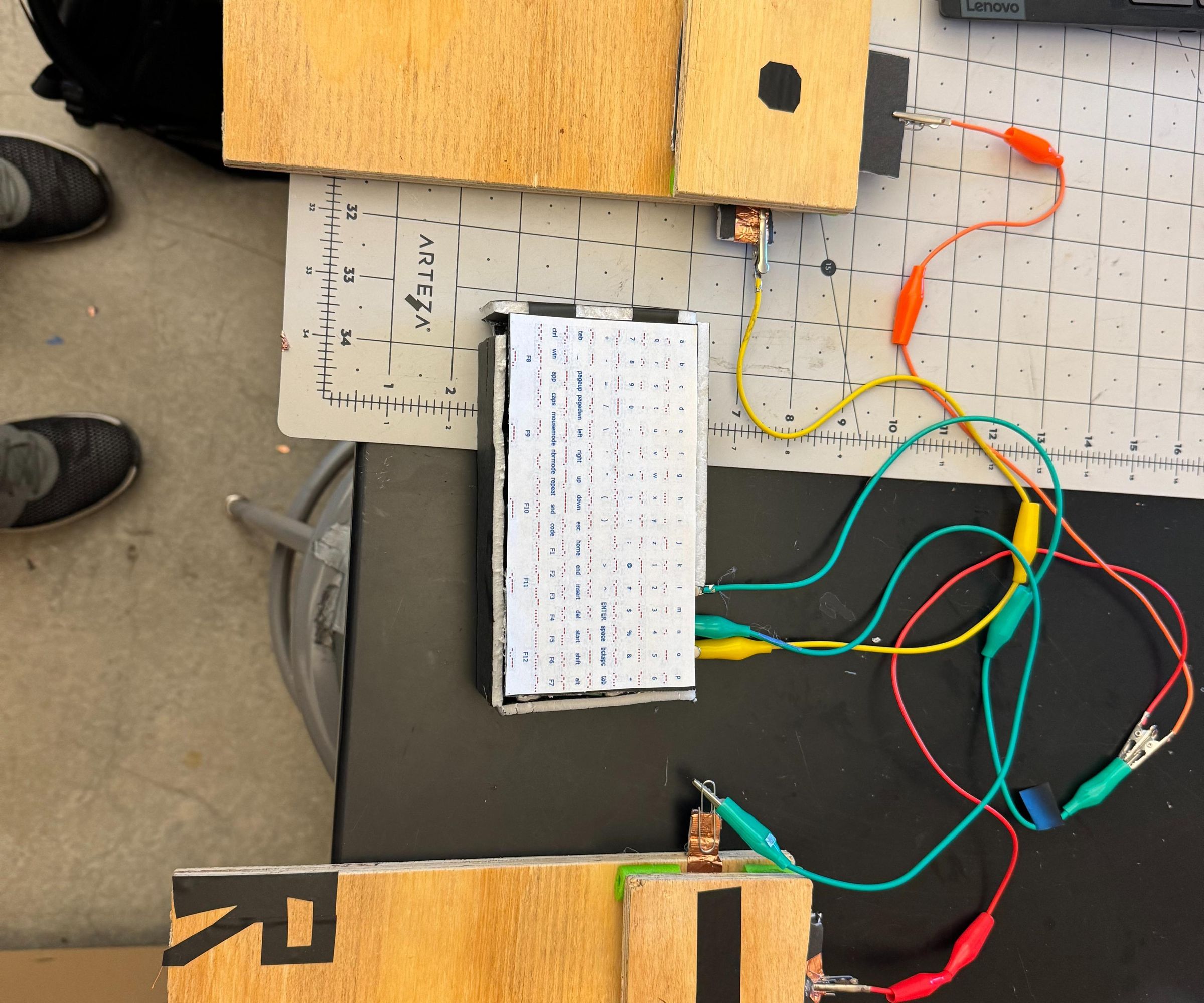 Wireless Foot Pedals: Type With Morse Code!