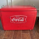 REFURBISHED/ RE-PURPOSED VINTAGE COOLER