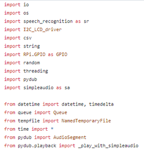 Libraries You Will Need
