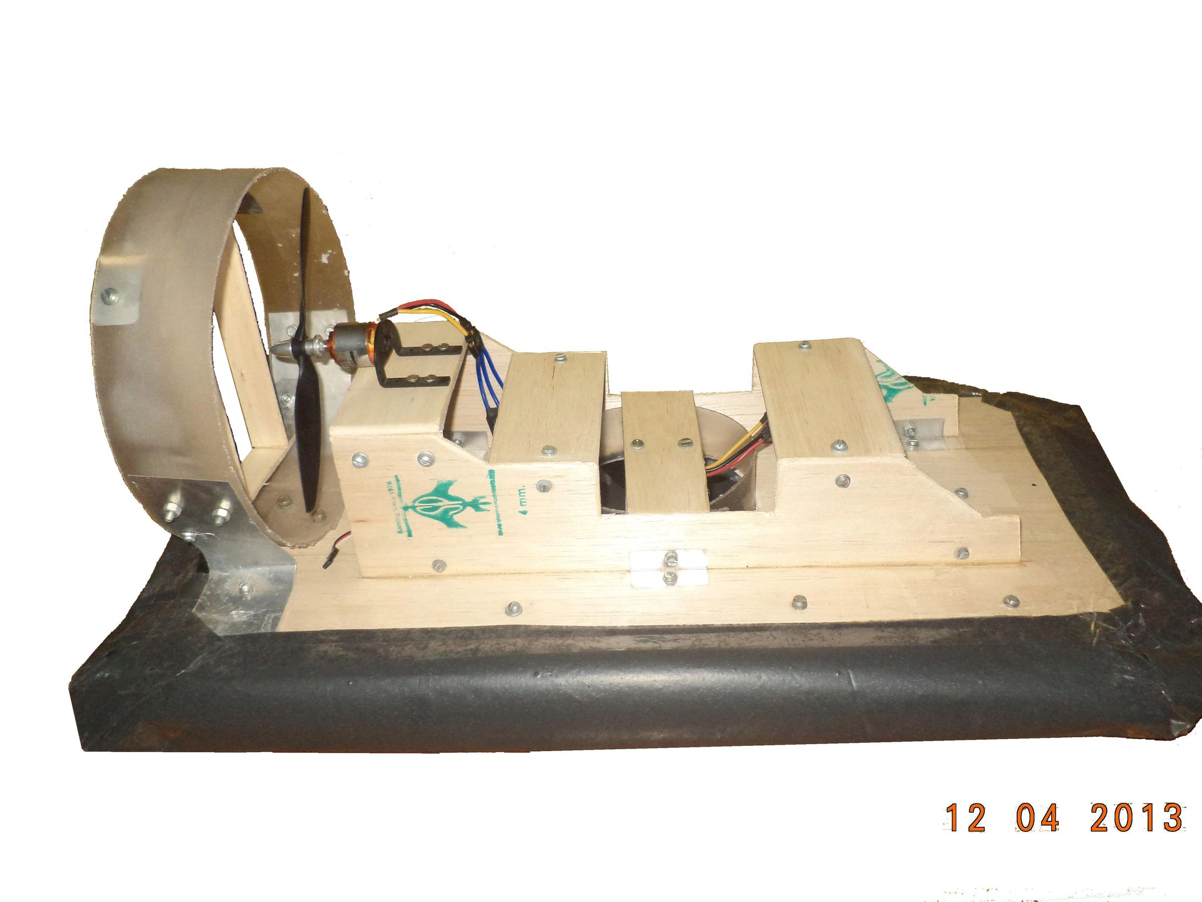 Powerful RC Hovercraft 8 Steps Instructables