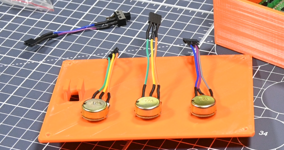 Mount the Potentiometers and Switch to the Top Panel