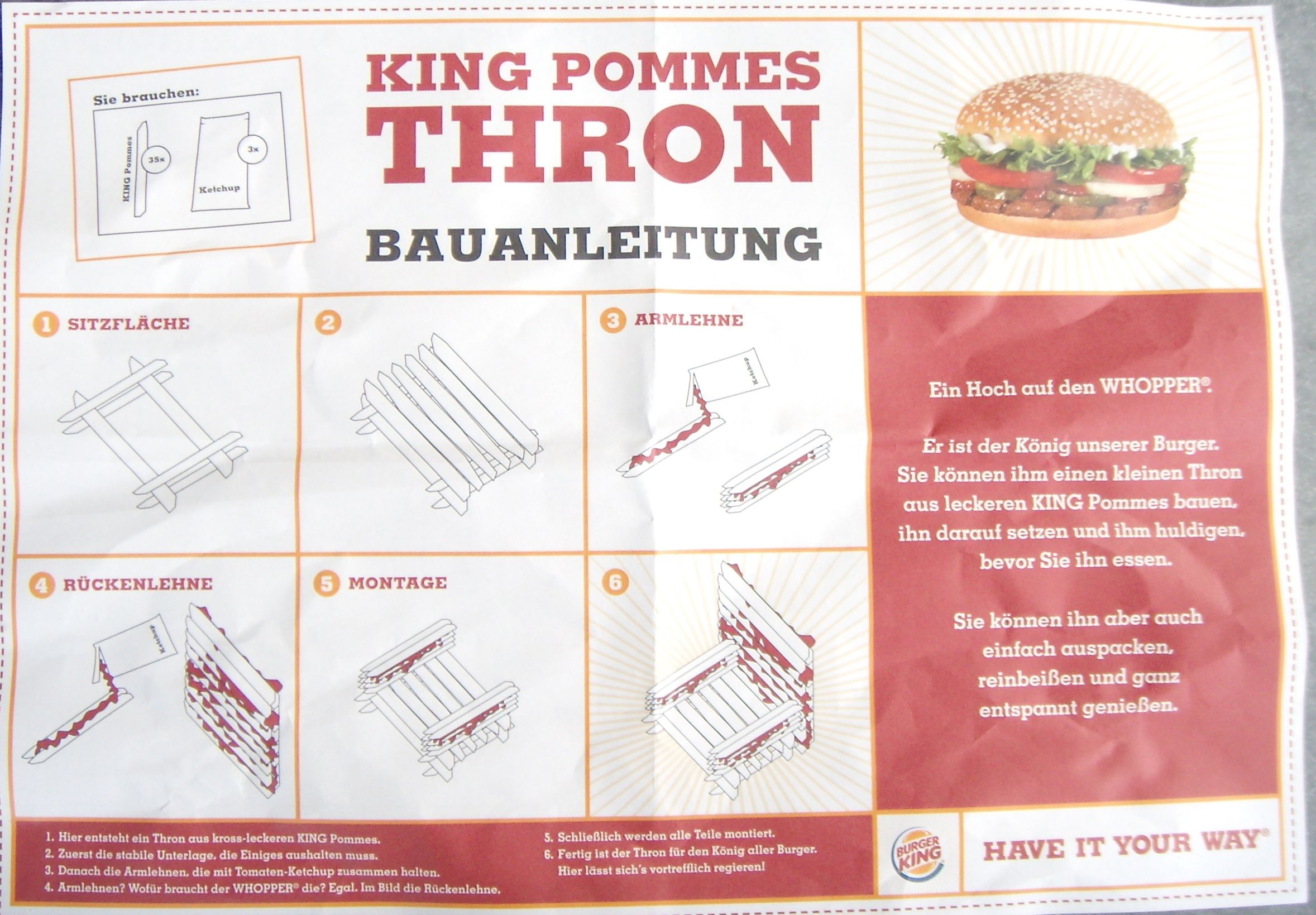 Weird Burger Throne (found Instructable)