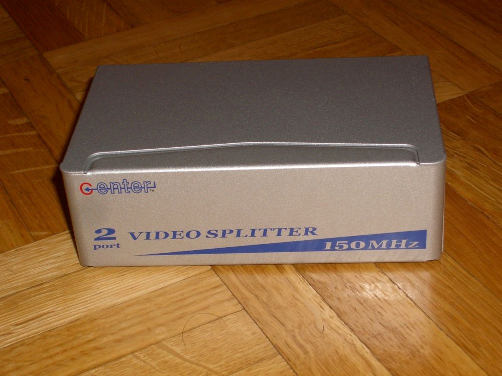 Converting VGA Monitor Splitter Into Computer-controlled Monitor Switcher