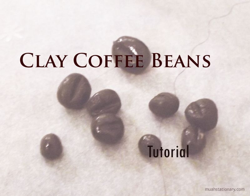 Make Fake Coffee Beans out of Clay