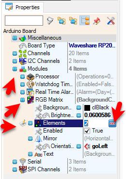In Visuino Set Components