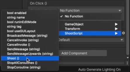 Linking the Script and the Buttons