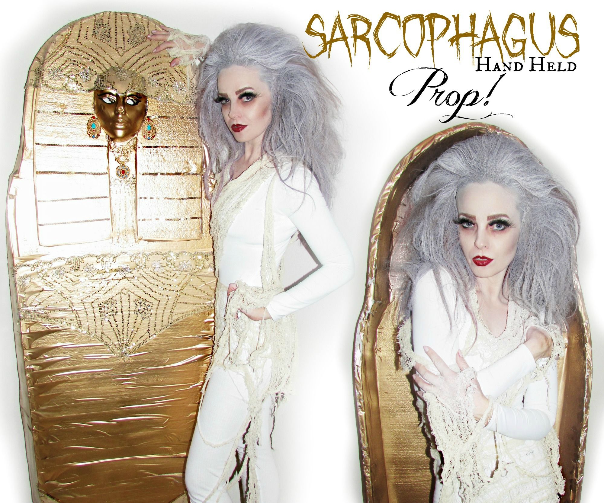  Hand Held Mummy Sarcophagus Prop!