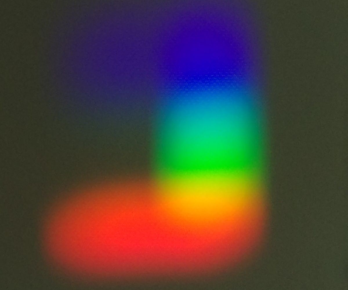 Filtered Rainbows: a Simple Experiment on Light & Colors 