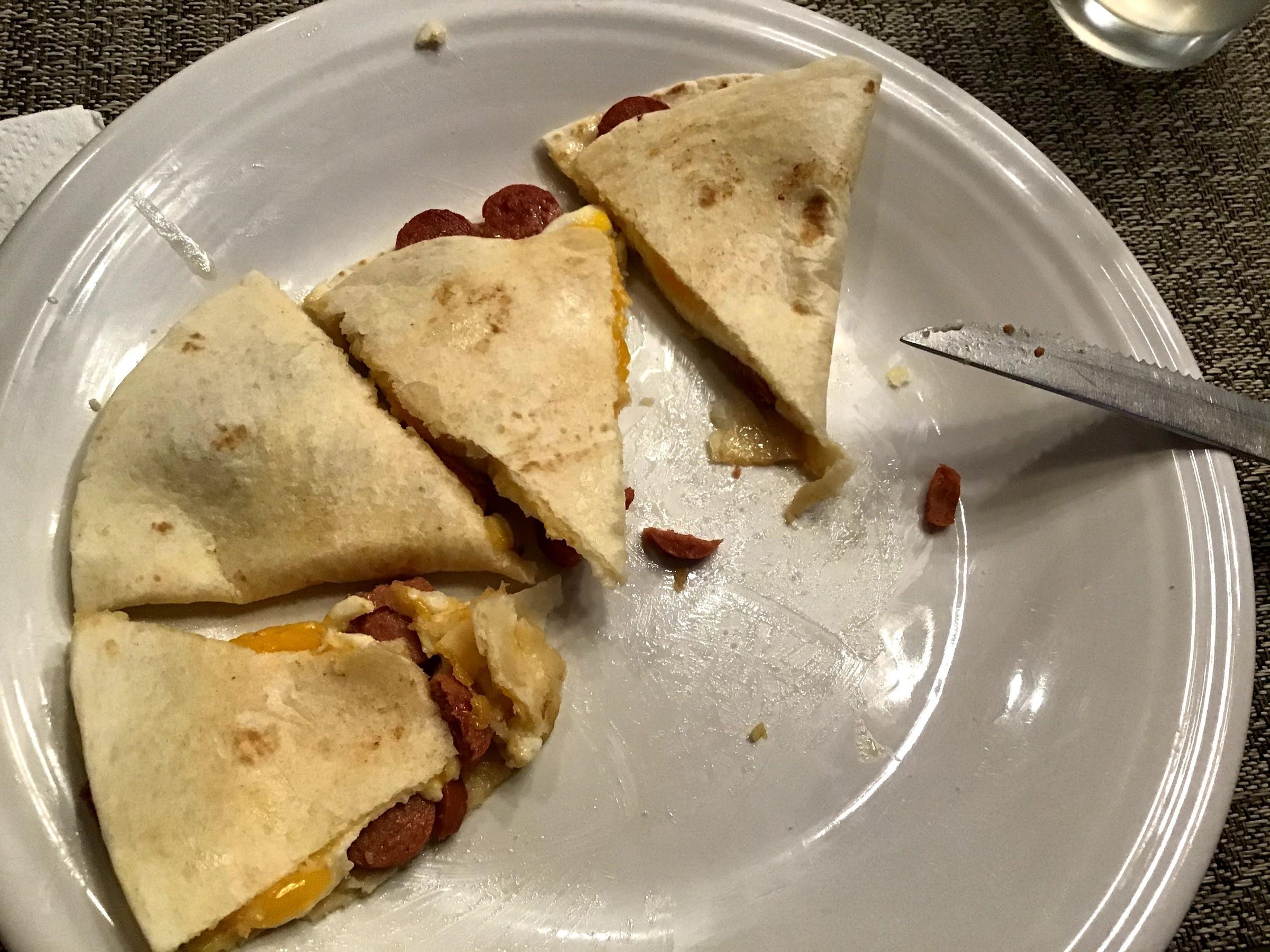 Cheesy HotDog Quesadillas 4 Steps Instructables