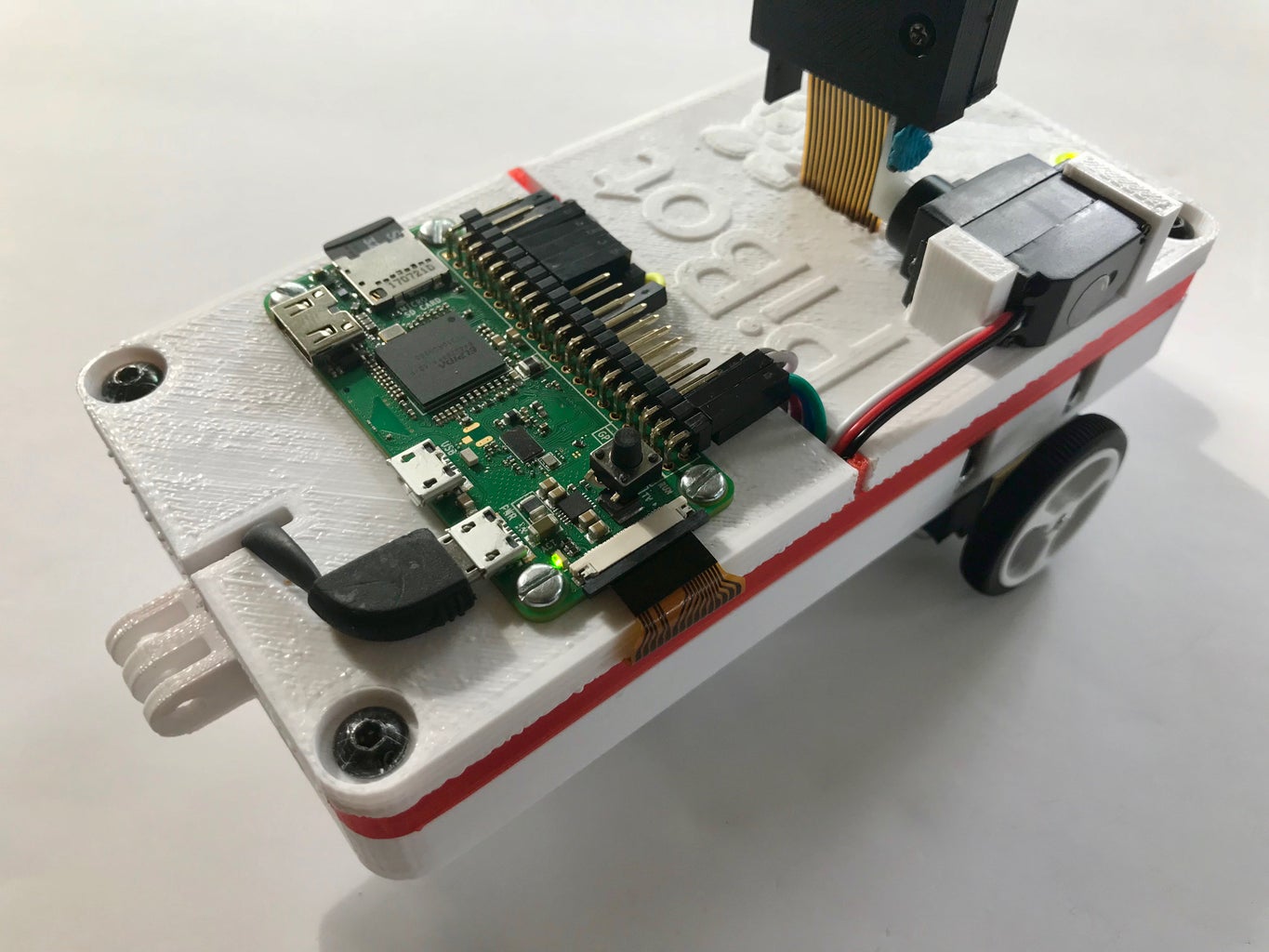3D Printed Raspberry Pi Zero Robot : 12 Steps - Instructables