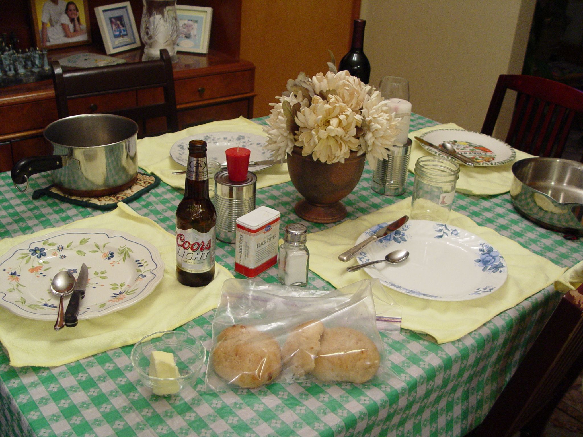Setting a Redneck Table