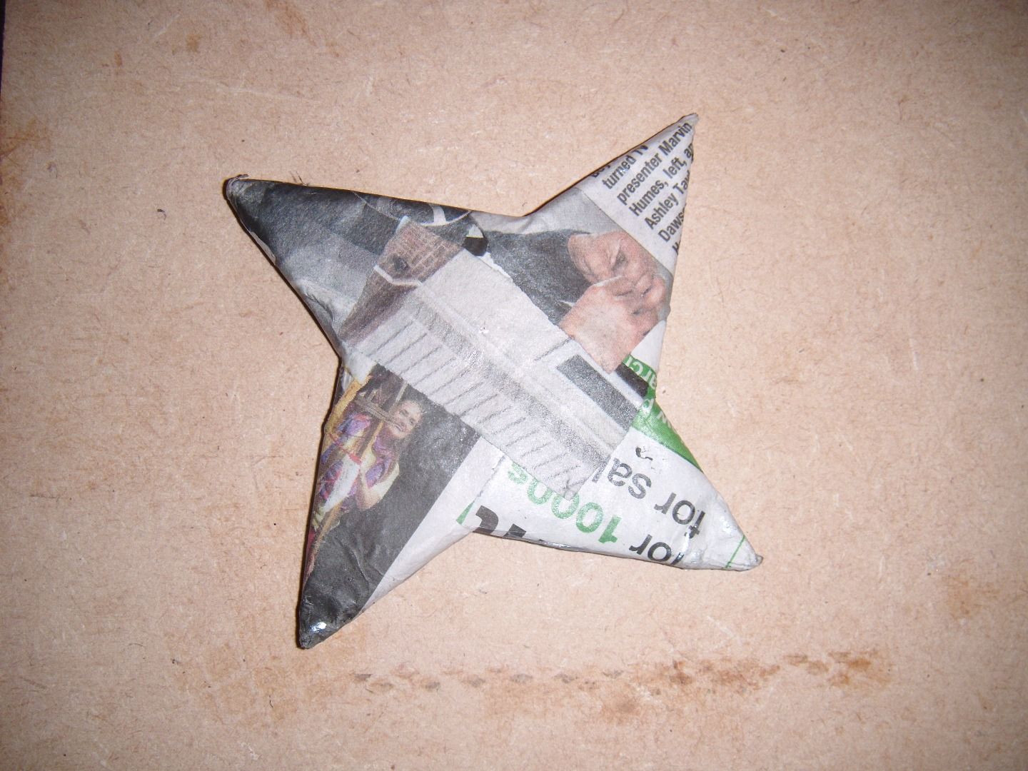Best Paper Mache Ninjastar/Shuriken 6 Steps Instructables