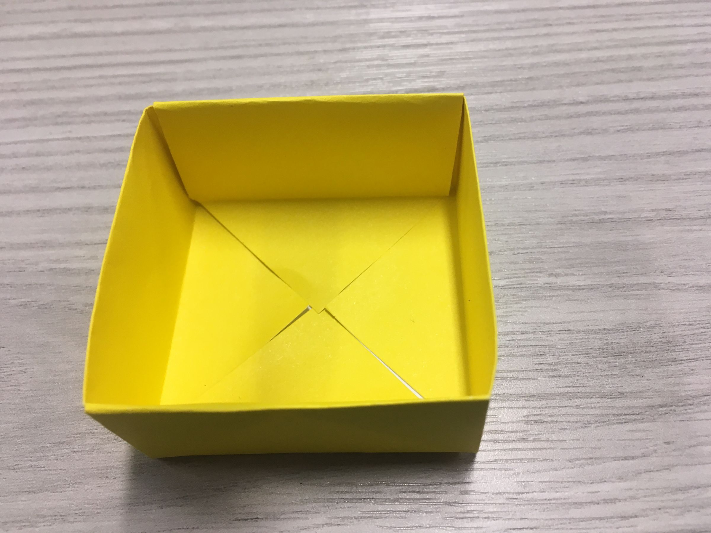 Folding an Origami Gift Box With Lid 13 Steps Instructables