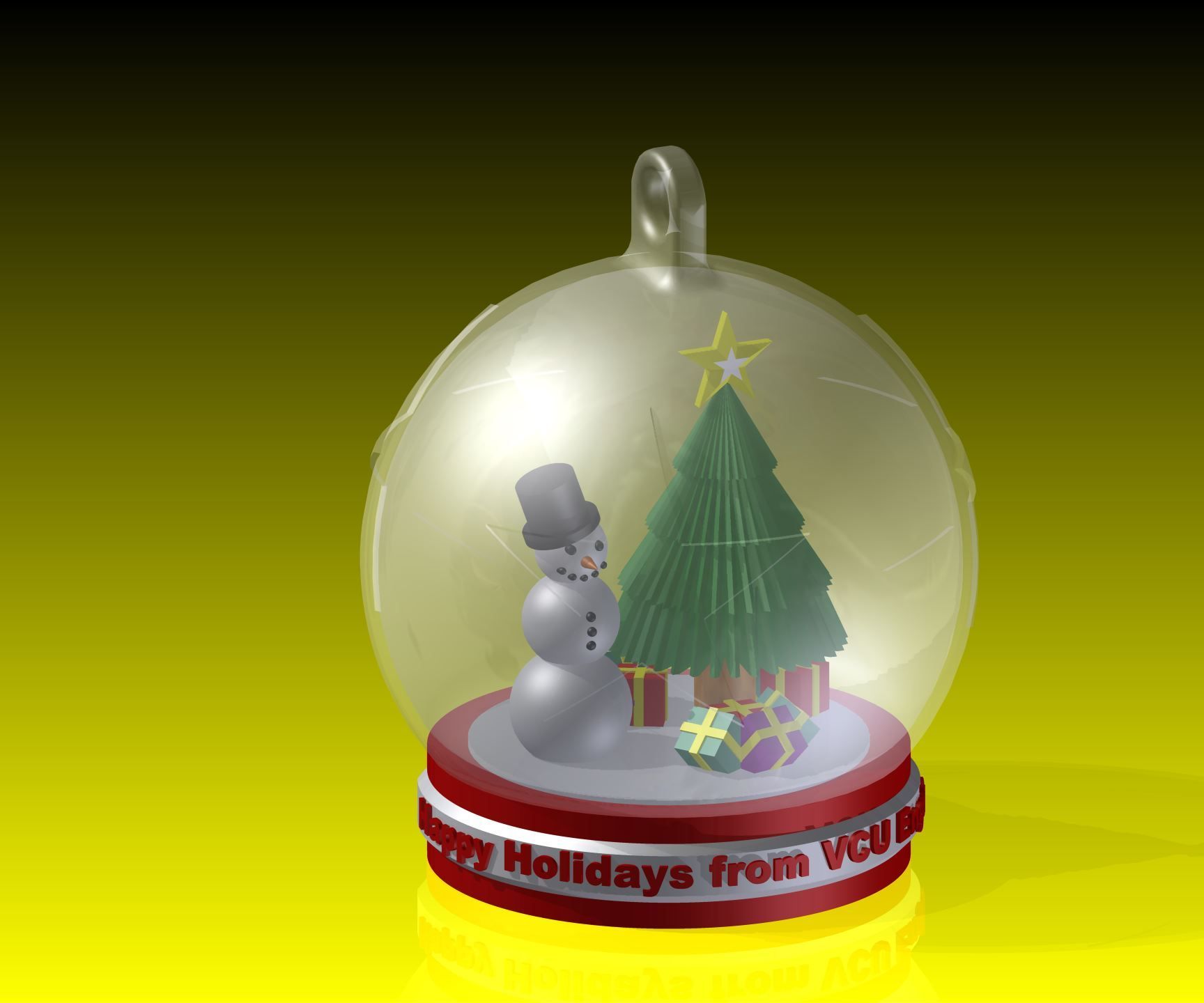 Snowglobe Ornament