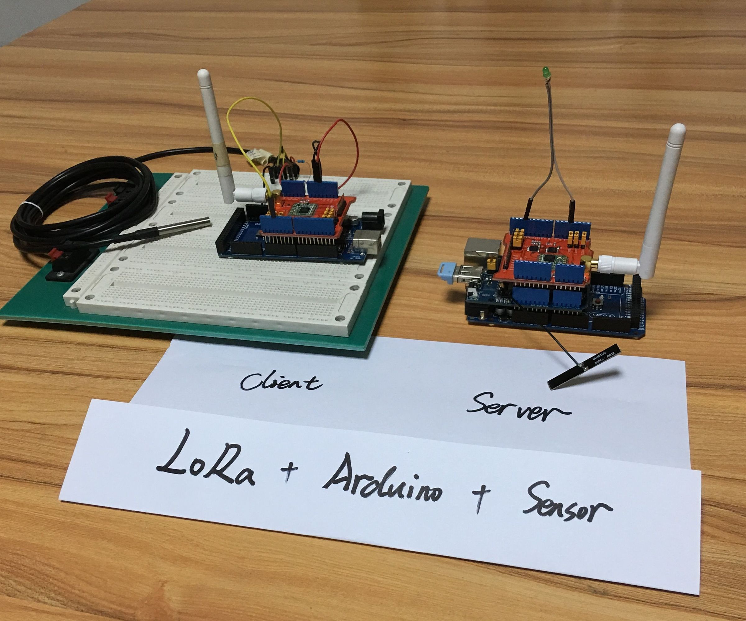 How to get sensor data from a remote Arduino via Wireless Lora Protocol