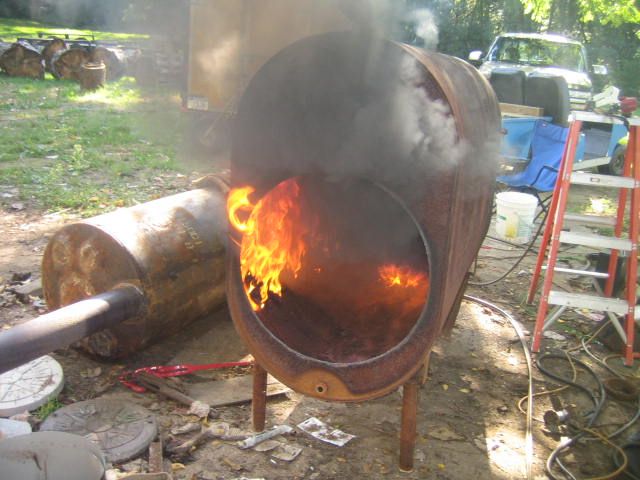 Outdoor Wood Boiler From Junk : 6 Steps (with Pictures) - Instructables