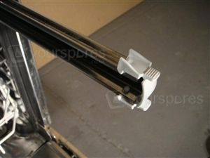 How to Replace a Basket Runner Front End Stop on a Dishwasher. Ariston, Hotpoint, Indesit
