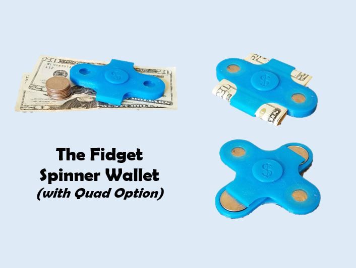 Fidget Spinner Wallet