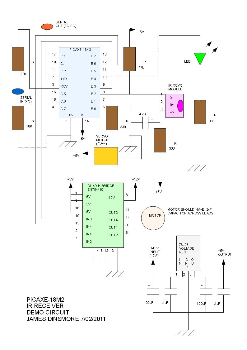 IR Remote Control of PICAXE Micro : 6 Steps - Instructables
