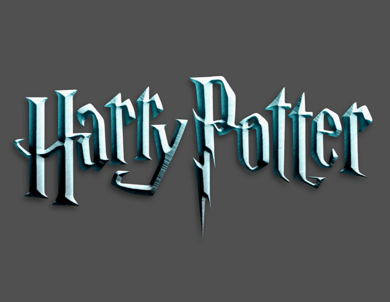 Harry Potter Text in Adobe Photoshop Cs4