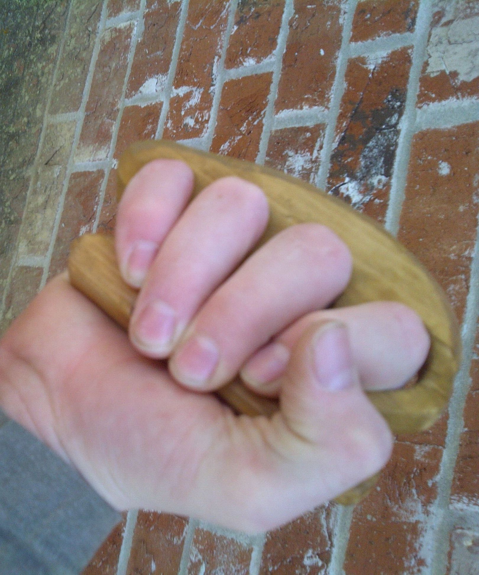 Wooden (brass) knuckles
