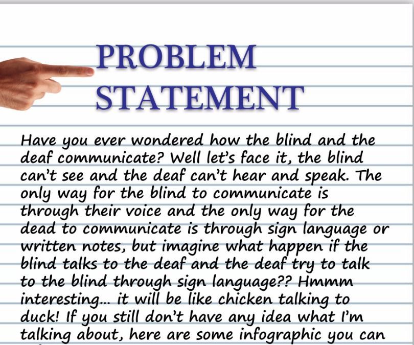 COMMUNICATION BETWEEN THE BLIND AND DEAF USING ARDUINO AND 1SHEELD