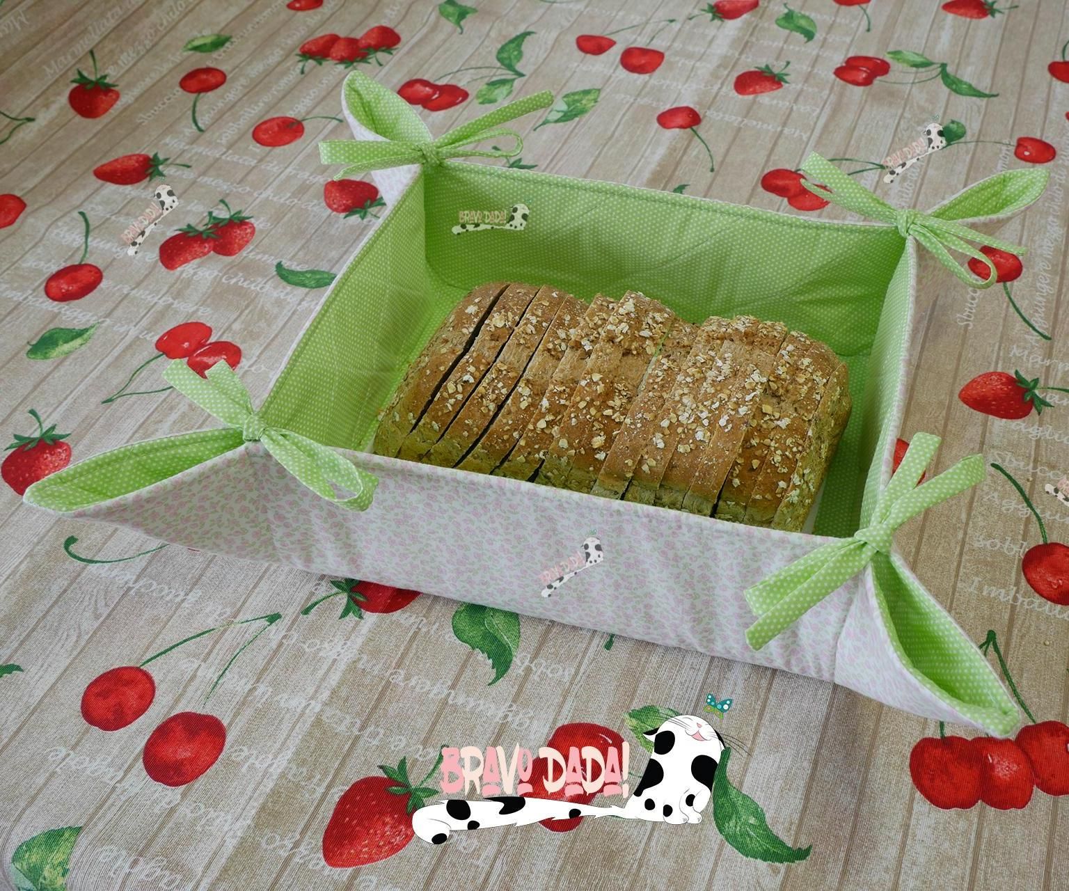 DIY How to Make a Quilted Fabric Bread Basket - Bravo Dada! Sewing Tutorial