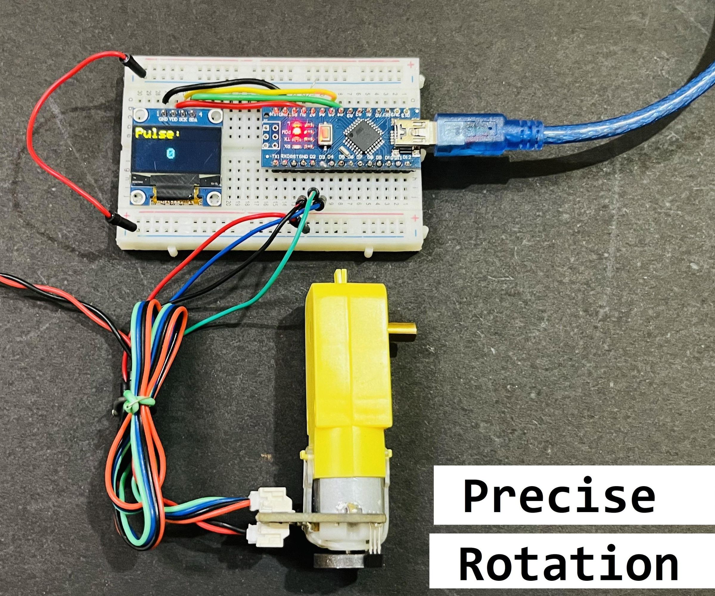 BO Motor With Encoder Gives Precise Movement