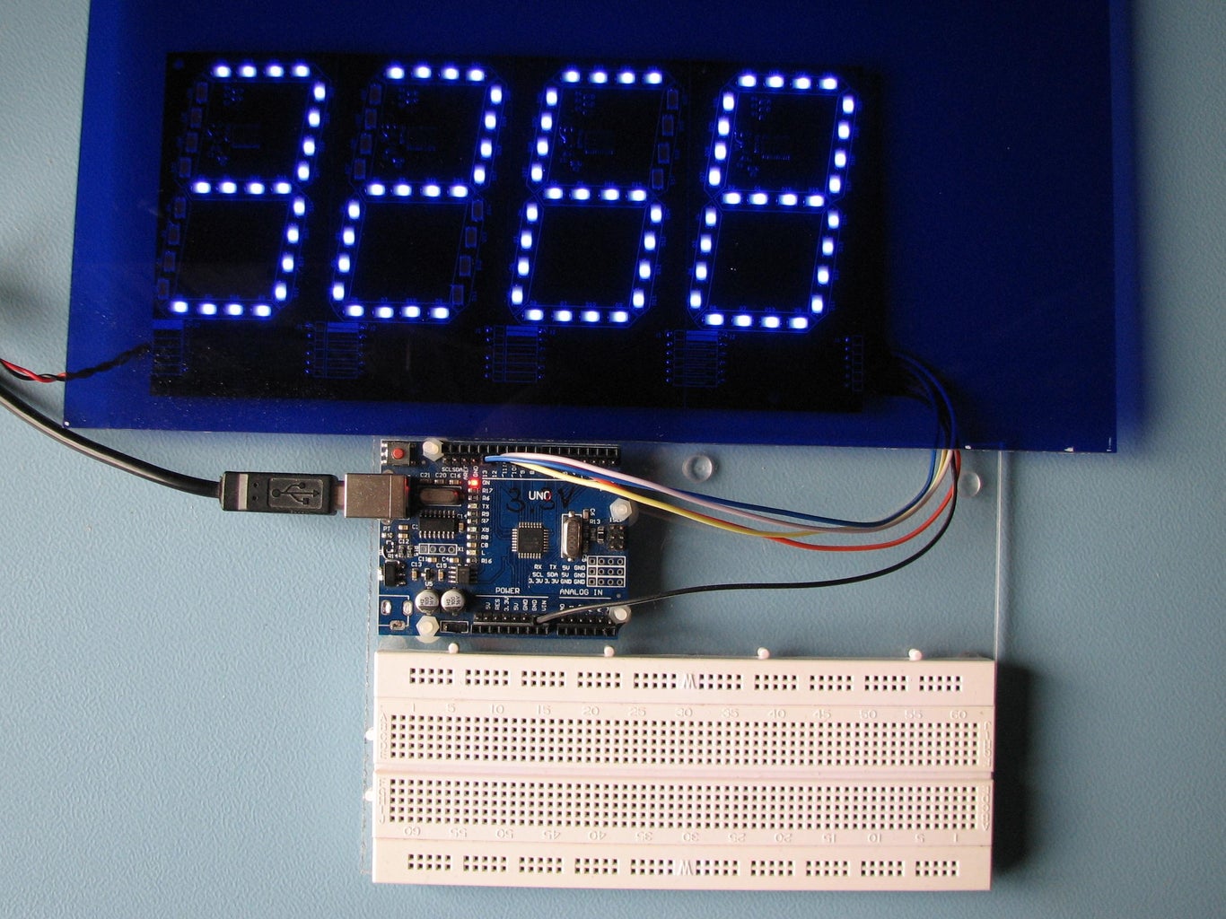 Big Seven Segment Display : 16 Steps (with Pictures) - Instructables