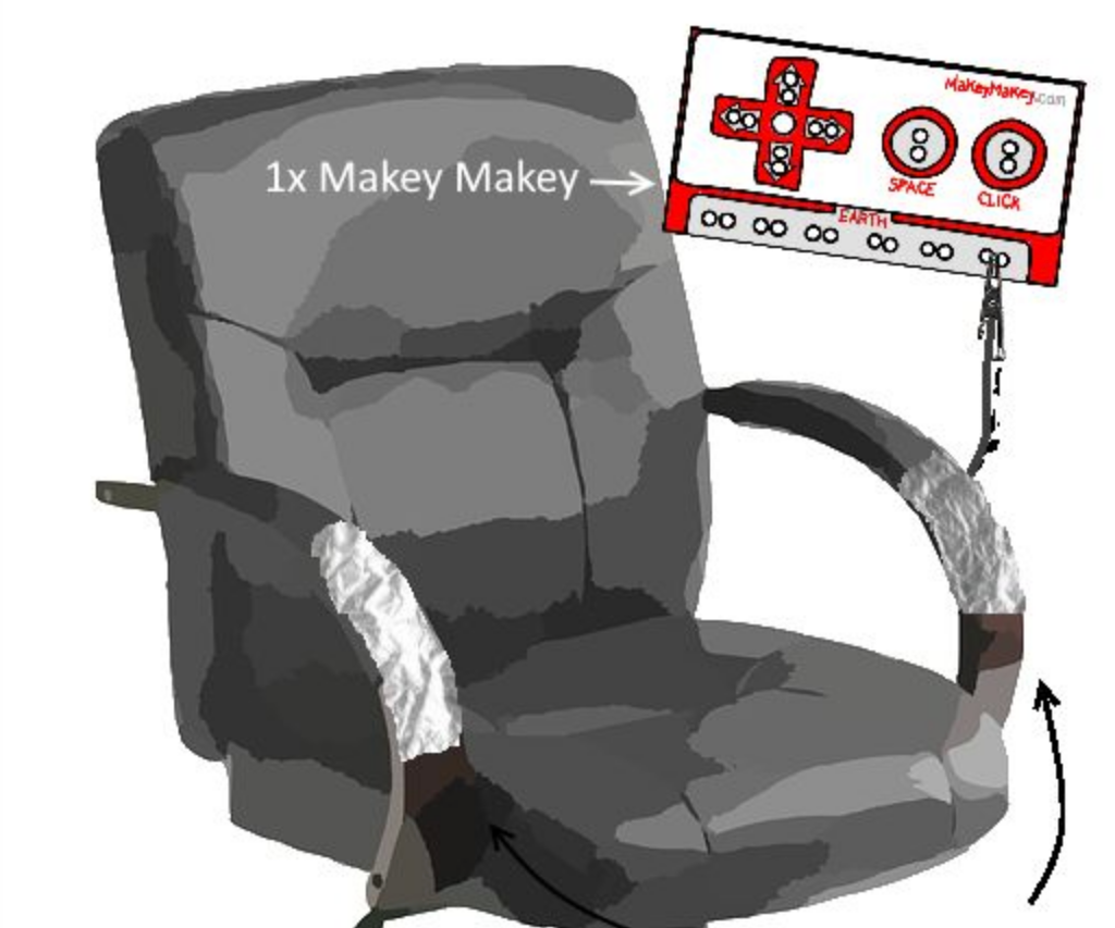 Piano Chair With Makey Makey