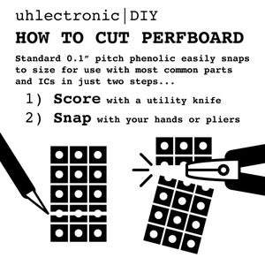 How to Cut PERFBOARD