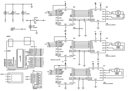 Simulation of Arduino Based CNC -- Arduino+ GRBL+ Proteus 8 : 4 Steps ...