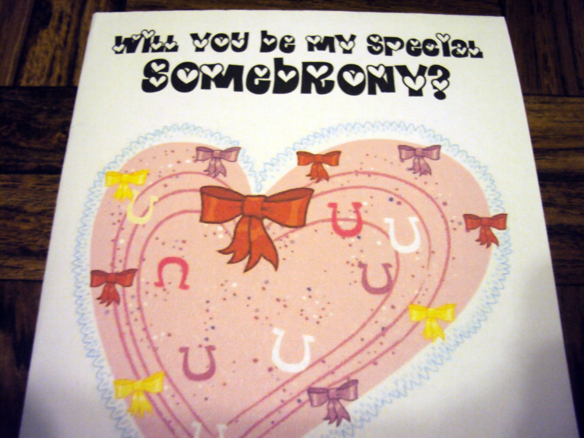 Quick and Simple My Little Pony Hearts and Hooves Day Card for That Special Pony