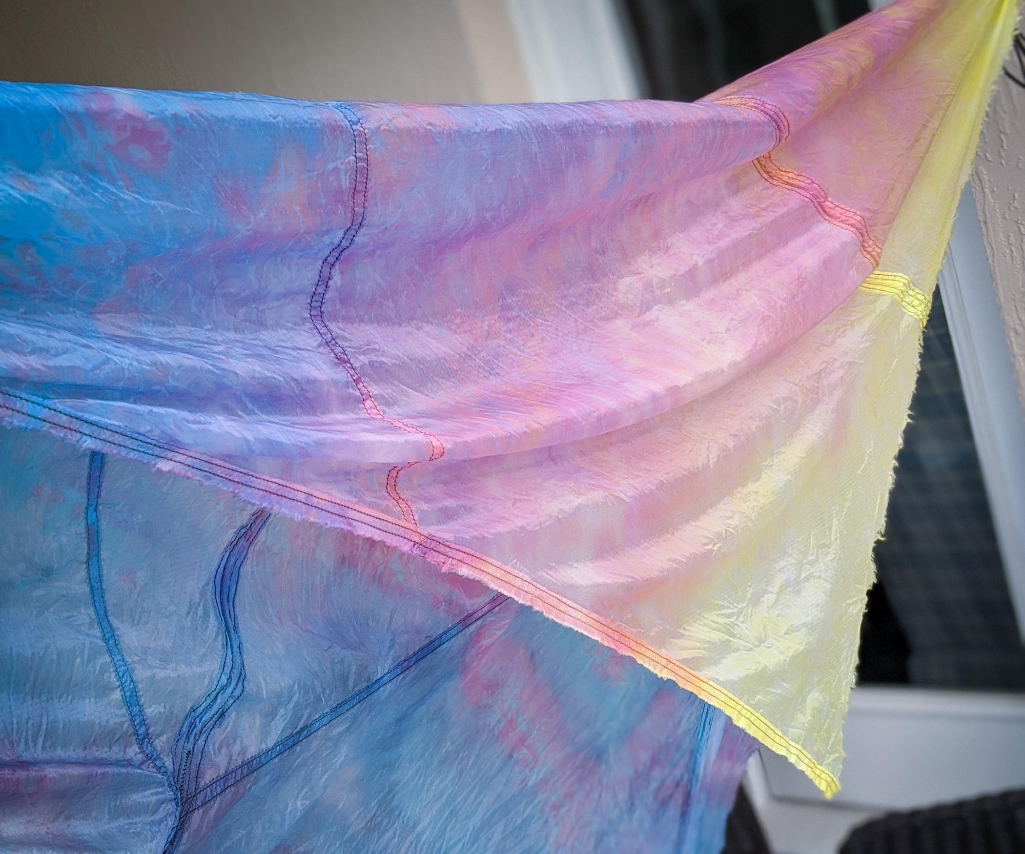 How to Dye a Parachute for Photography and Play Silks 7 Steps (with