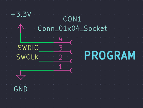 SWD Debug Header