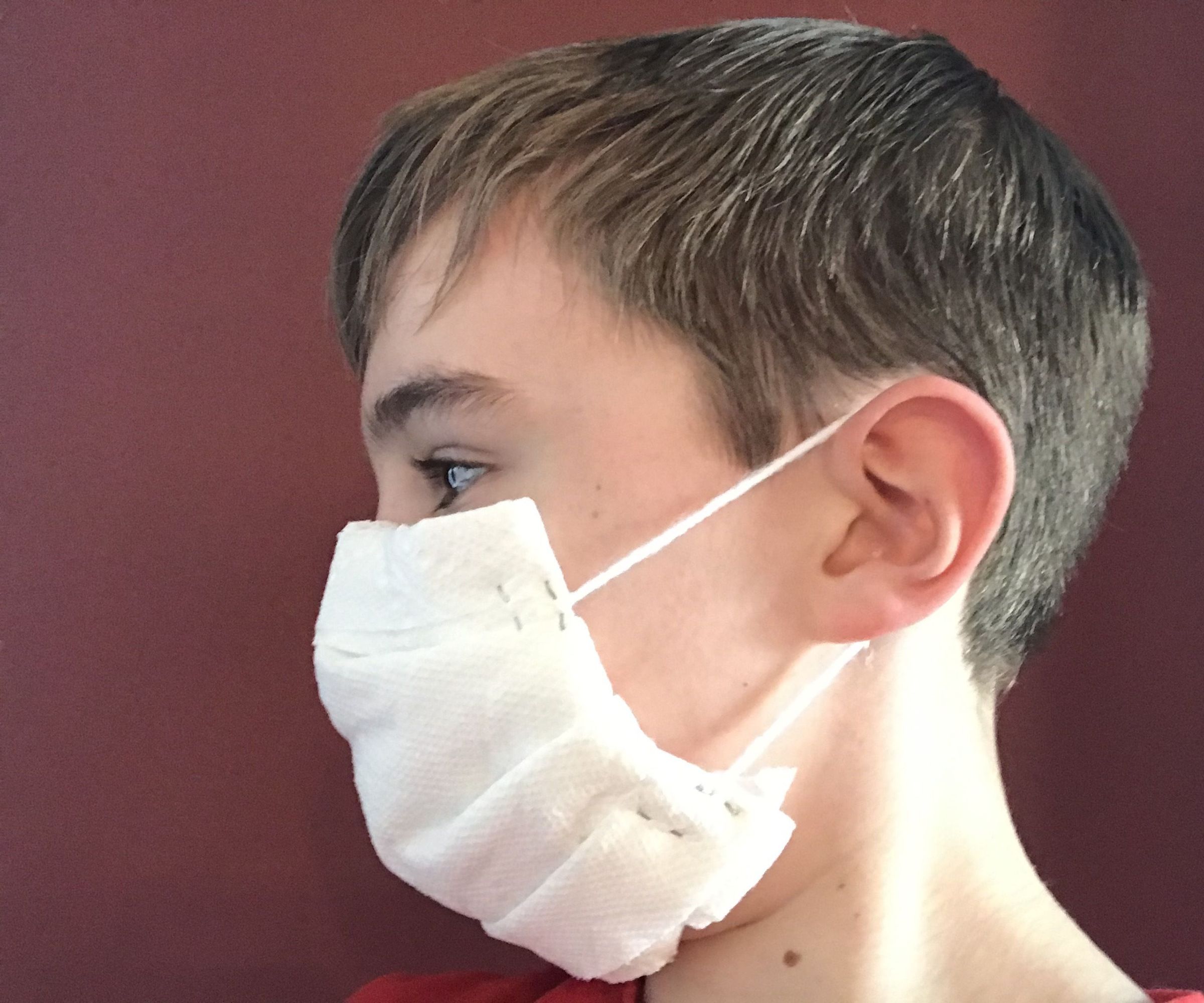 Disposable Paper Towel Face Mask 