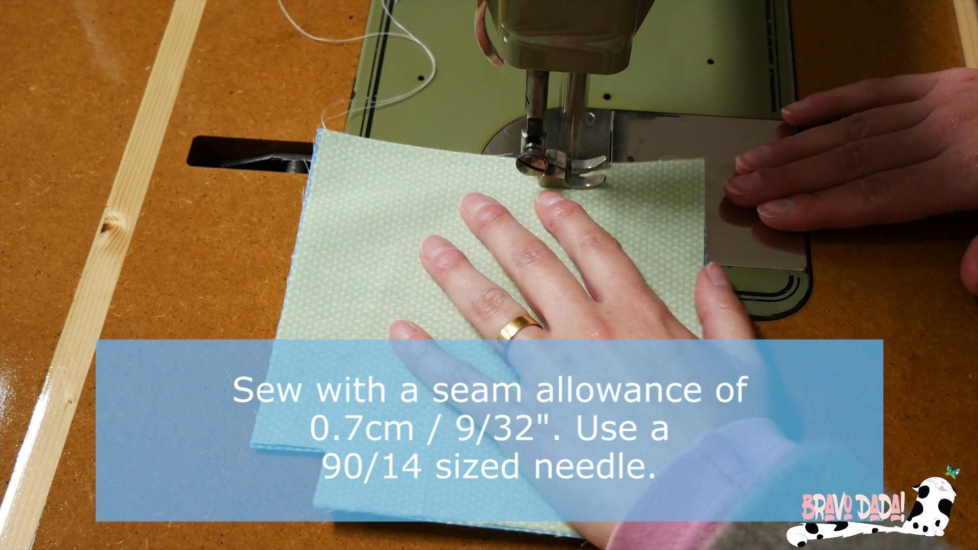DIY How to Make a Quilted Sewing Machine Mat With Pockets and Thread