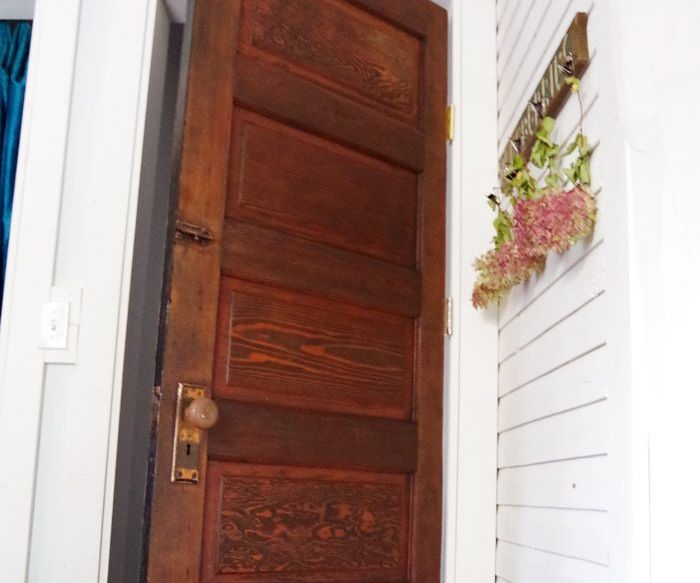 Refinishing an Old Door for My New Guest Bedroom and Library!