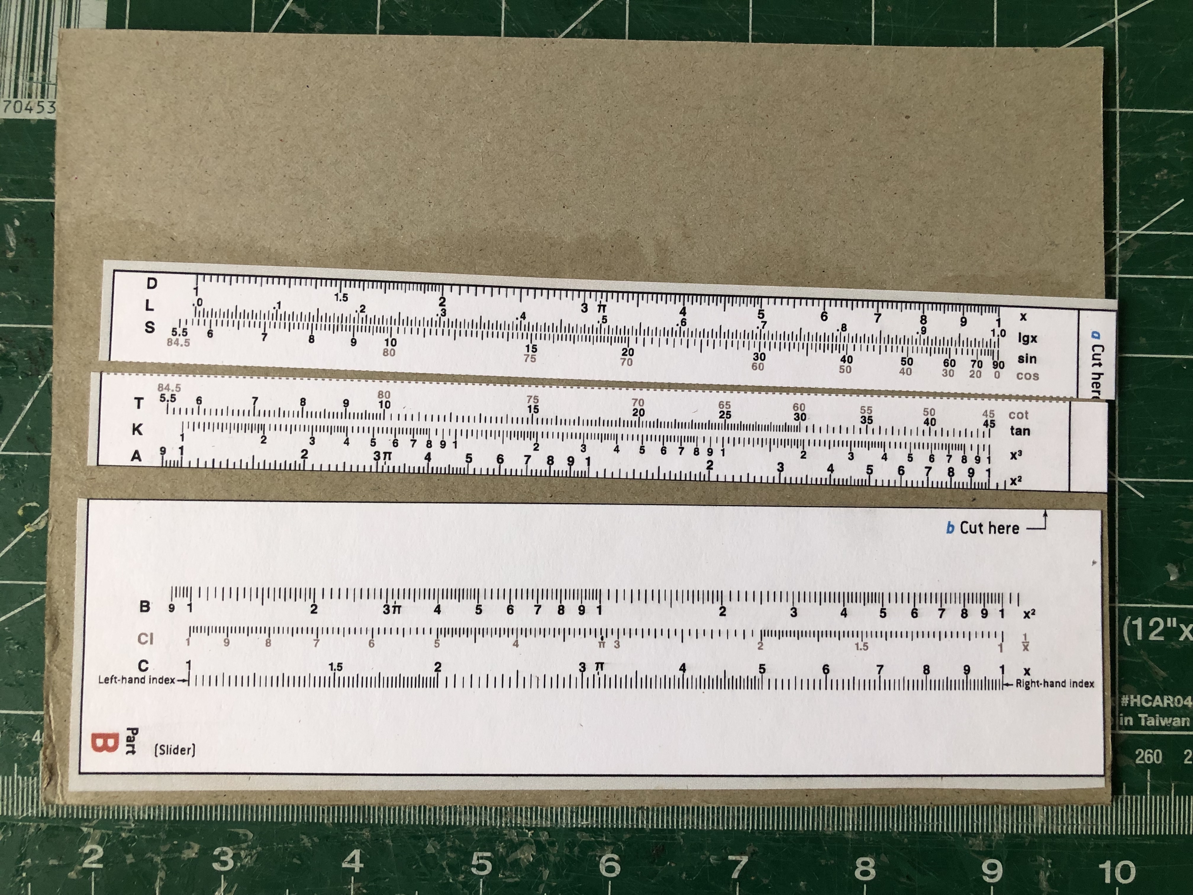 CARDBOARD SLIDE RULE 9 Steps (with Pictures) Instructables